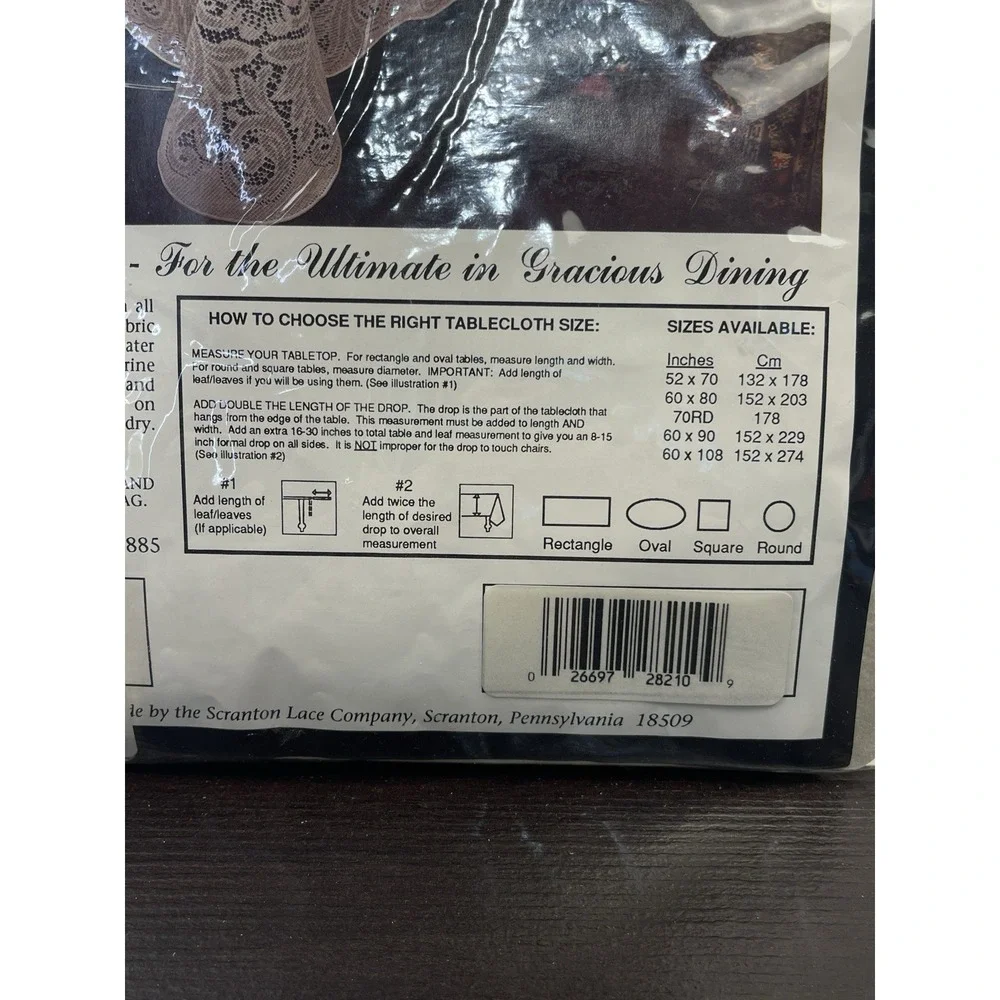 Black Tie Nottingham Lace 70